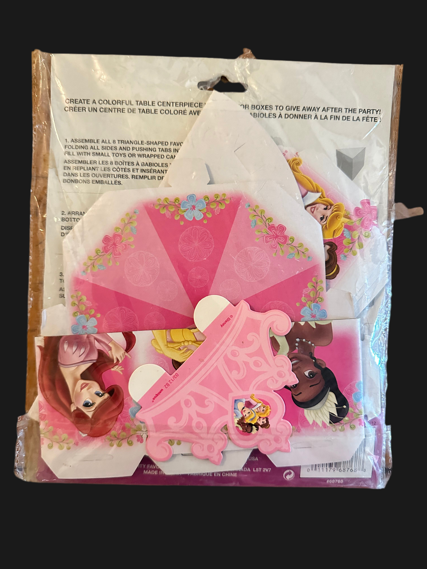 Disney Princess Favor Box Centerpiece